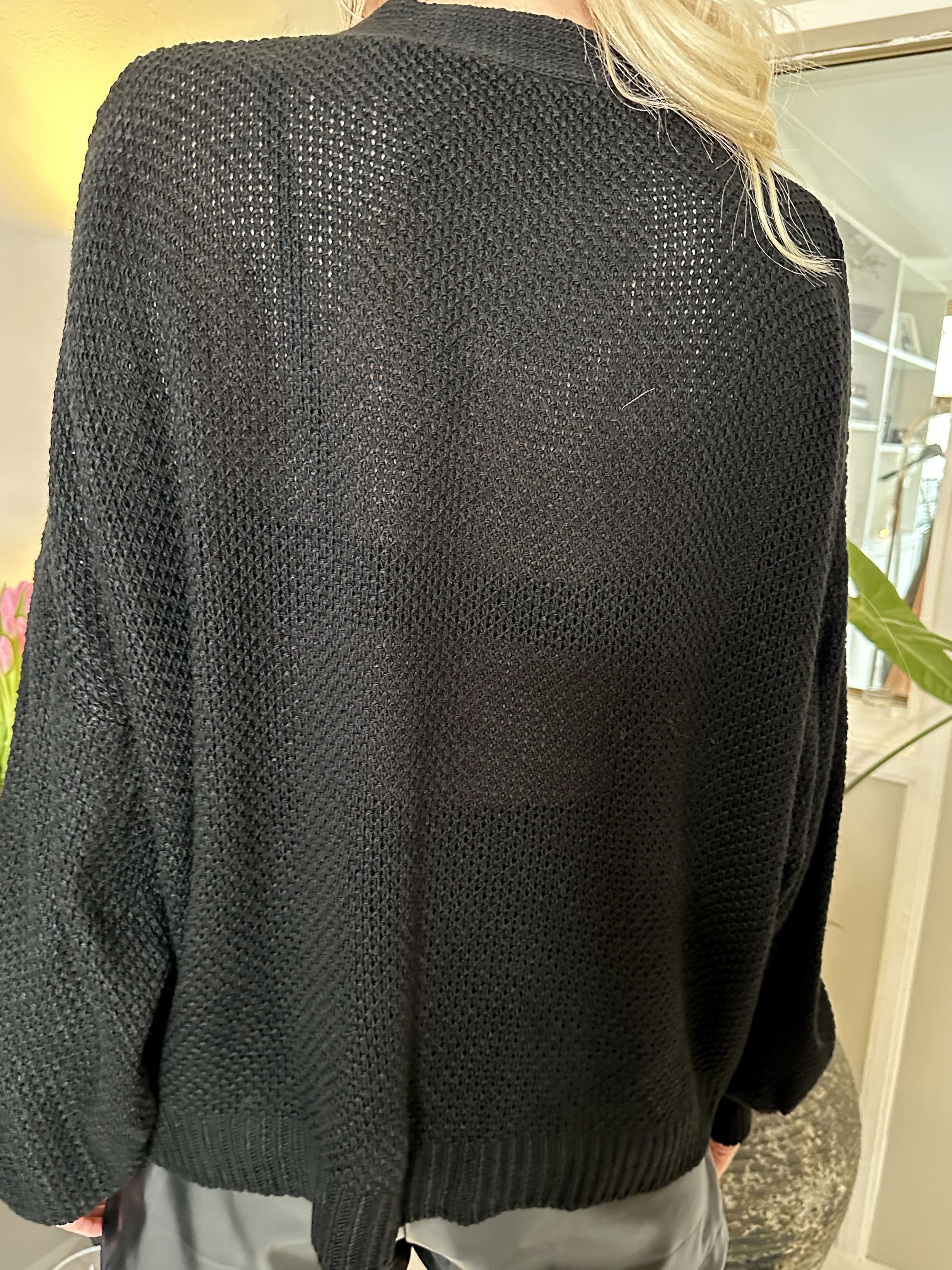 Cutie - Sött stickad tröja med rosett